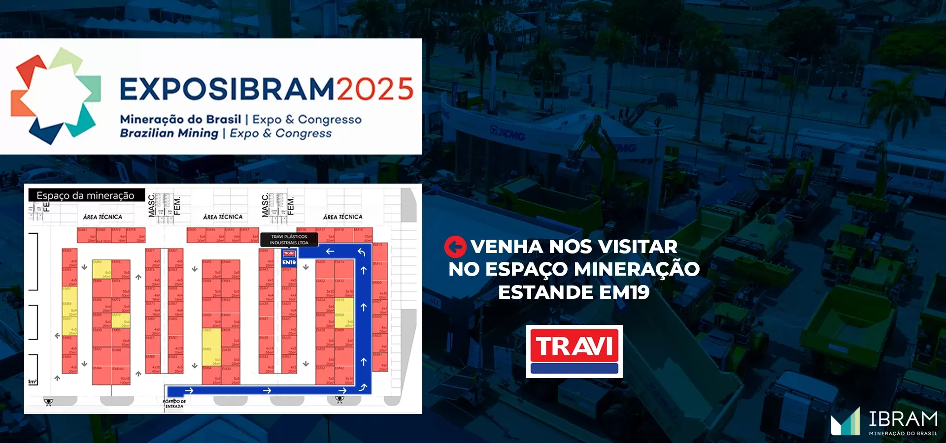 Travi na Exposibram 2025 - Mineração do Brasil | Expo 7 Congresso